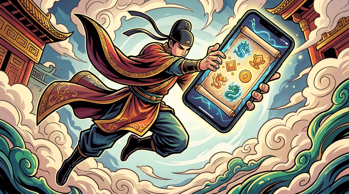Fortune Coin in a mobile browser